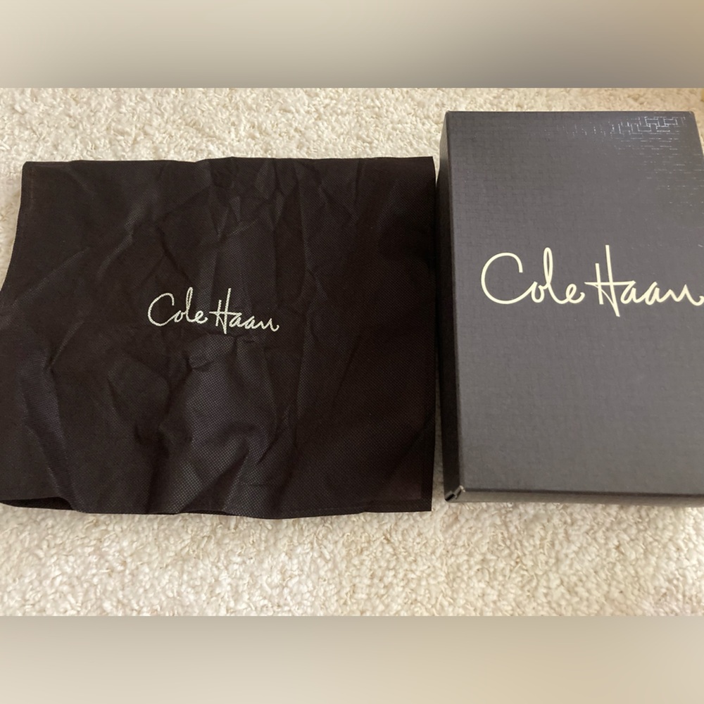 Cole Haan Dust Bag/Box Set EMPTY BOX Dark Brown